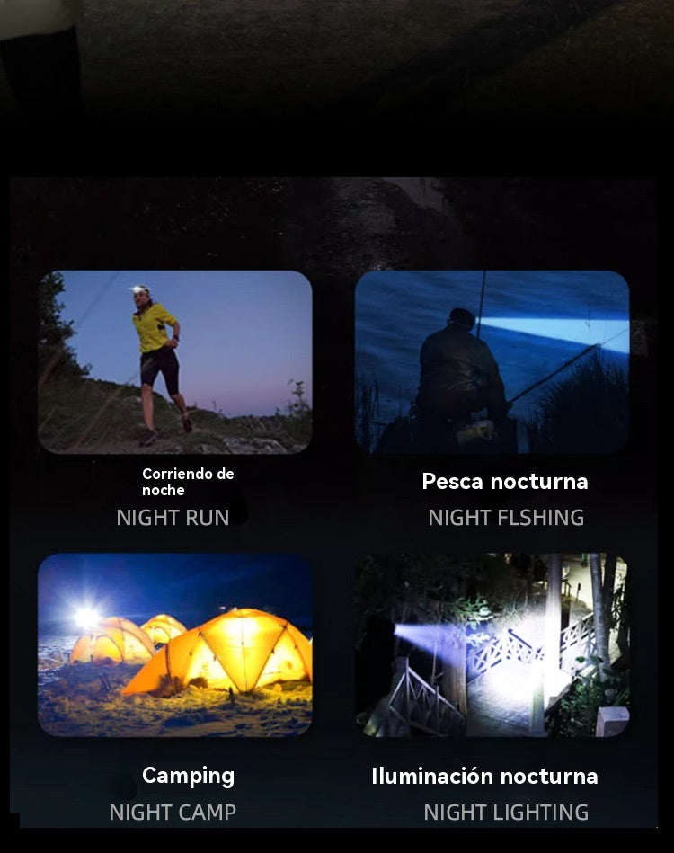 🌟💡Faros LED de inducción con carga USB inteligente