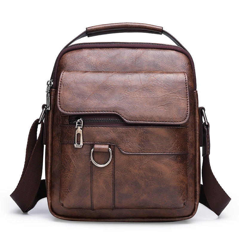 👜 Bolso informal de piel de vaca para hombre a la moda