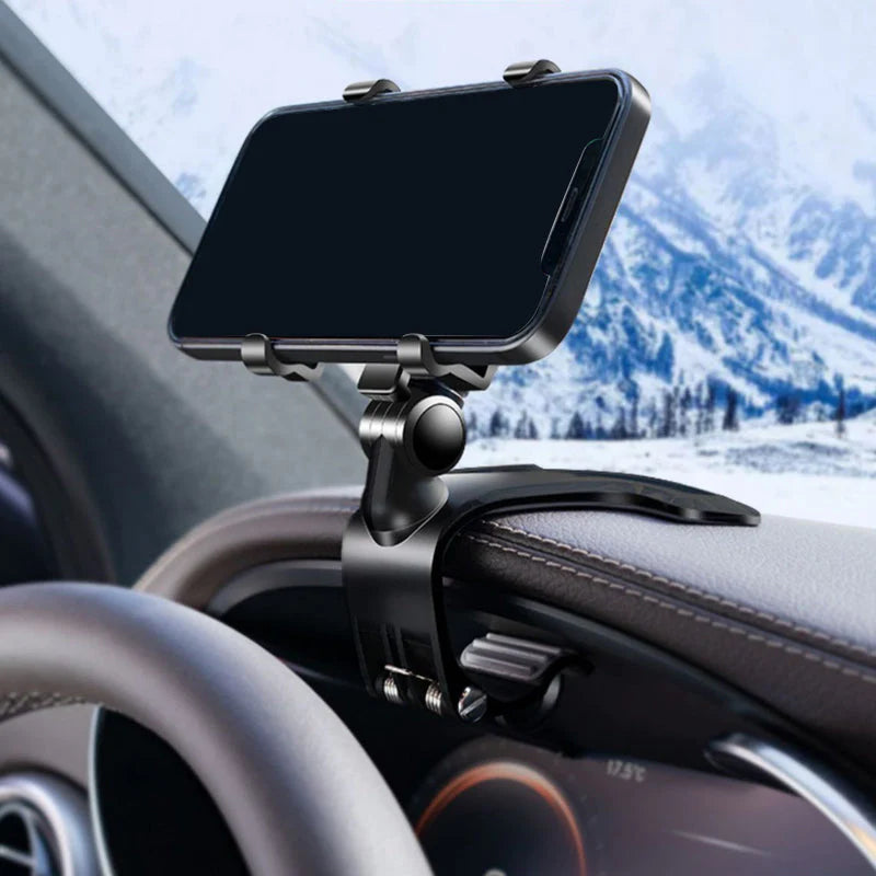 Soporte para teléfono móvil giratorio de 360° para coche