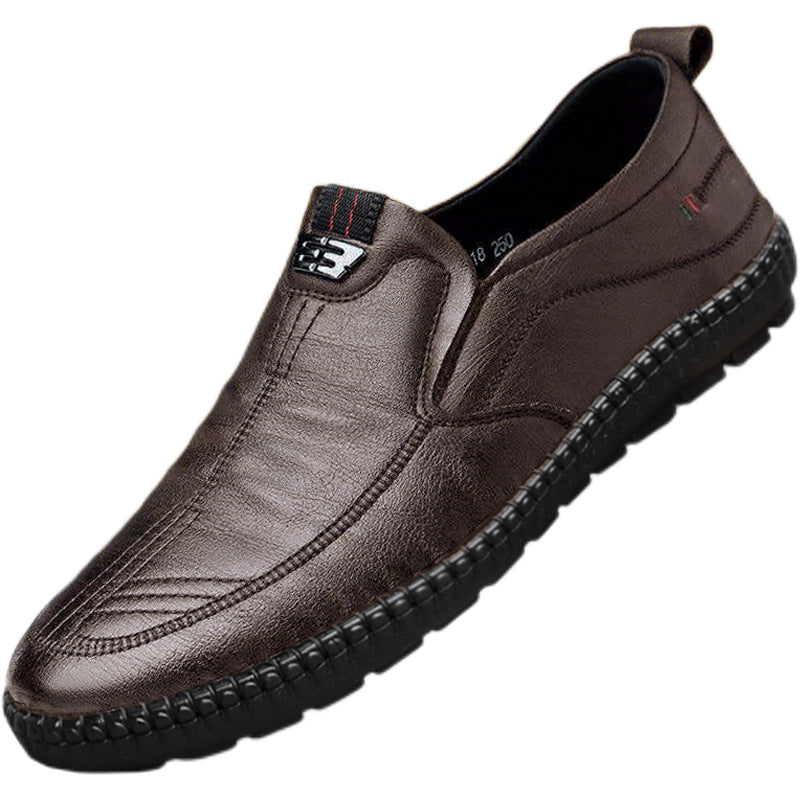 【35%OFF】【39-44】Zapatos de cuero para hombres de mediana edad y mayores.