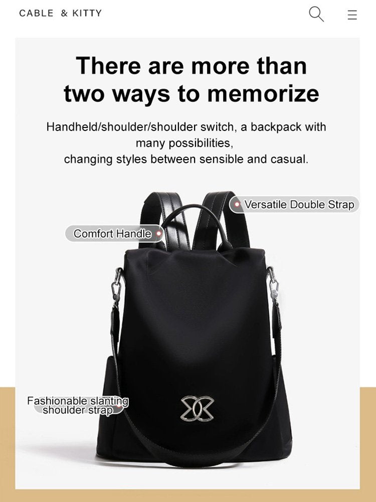 😍😍Bolso de hombro de tela Oxford ligero antirrobo multifuncional de gran capacidad