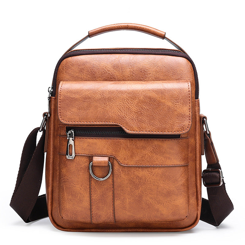 👜 Bolso informal de piel de vaca para hombre a la moda