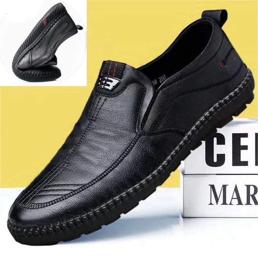 【35%OFF】【39-44】Zapatos de cuero para hombres de mediana edad y mayores.